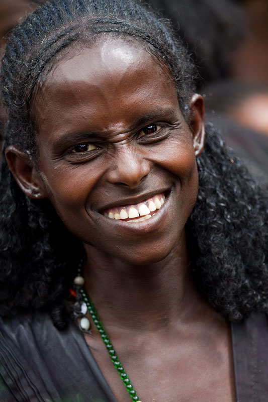 67   Young woman from the Raya Wollo tribe at Hayk market. Ethiopia